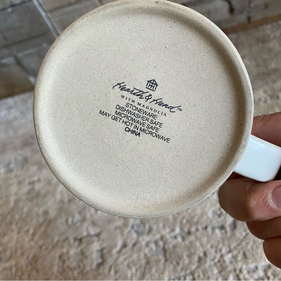 Hearth & Hand with Magnolia Stoneware Coffee Mug Cup Drinking Pine Tree Rustic - Picture 6 of 6